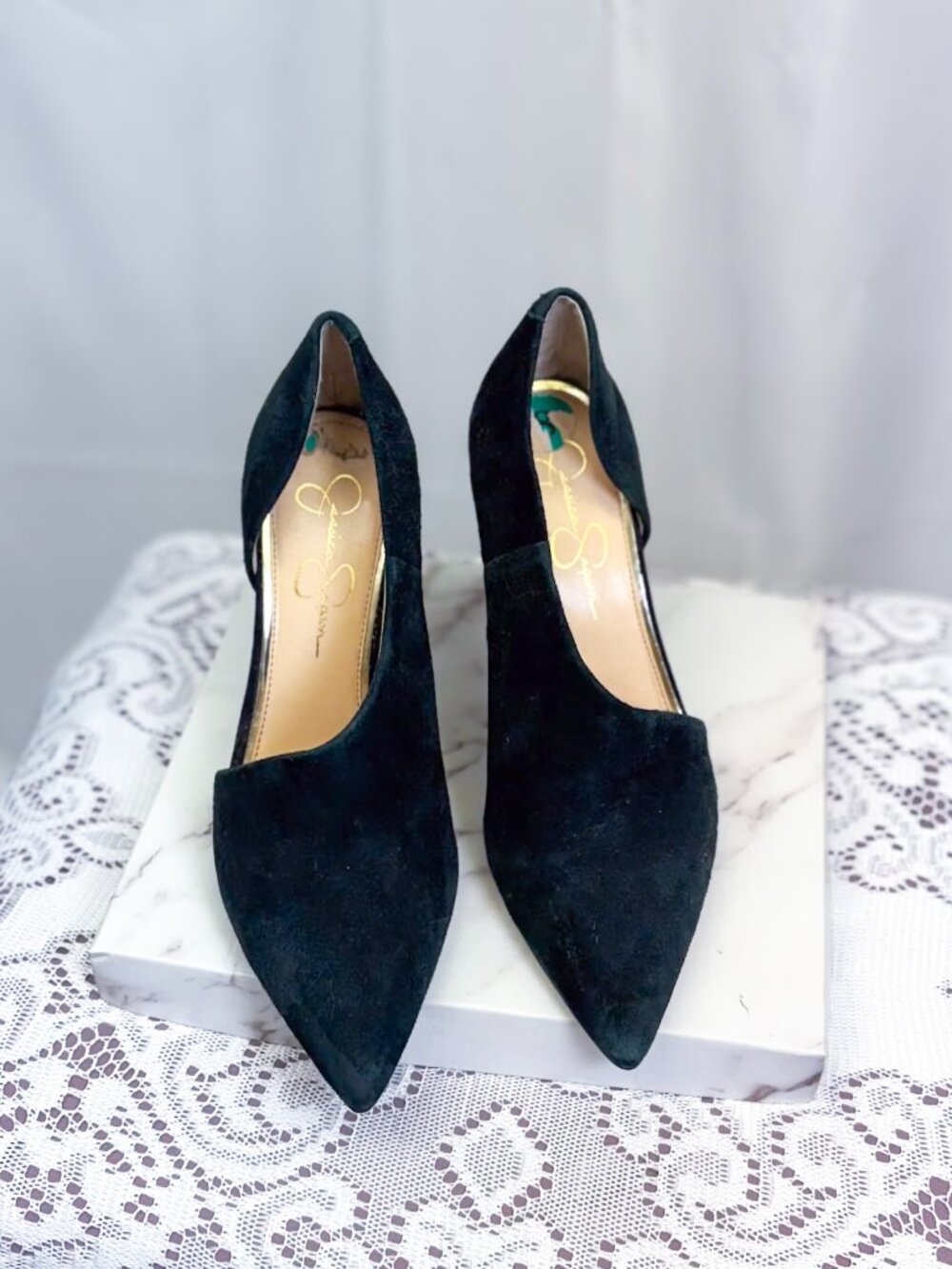 Jessica Simpson D'Orsay Pumps Cenya Dress Womens Shoes Size 8 - Picture 4 of 9